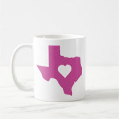 Rosa Texas Kaffeetasse (Links)