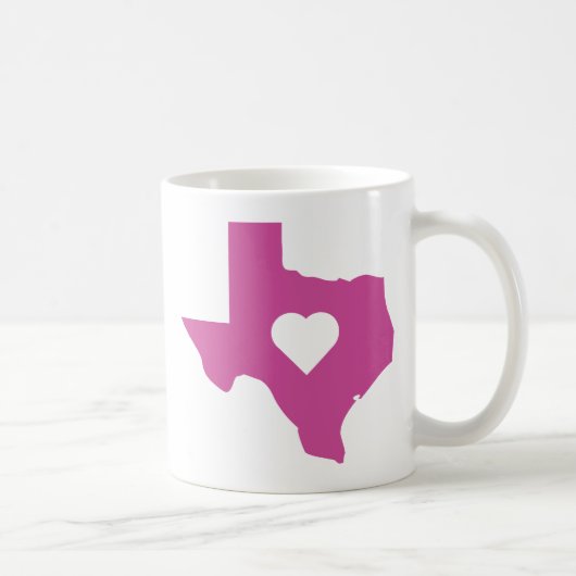 Rosa Texas Kaffeetasse (Rechts)
