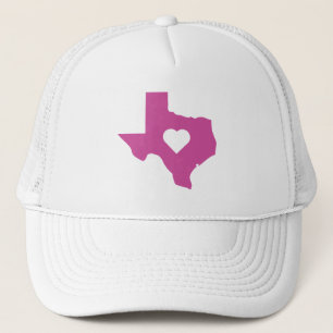 Rosa Texas Truckerkappe
