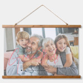 rosa Text | Enkelkinder machen Life Grand Foto Wandteppich Mit Holzrahmen (Vorne)