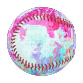 Rosa Textur Baseball (Vorderseite Links)