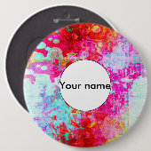 Rosa Textur Button (Vorne & Hinten)