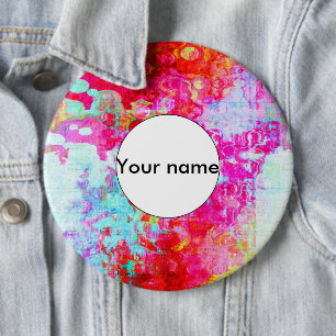 Rosa Textur Button