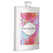 Rosa Textur Flachmann (Rechts)