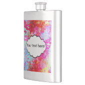 Rosa Textur Flachmann (Links)