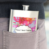 Rosa Textur Flachmann (Beispiel)