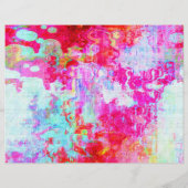 Rosa Textur Flyer (Hinten)