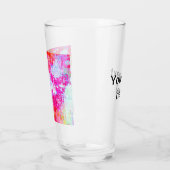 Rosa Textur Glas (Links)
