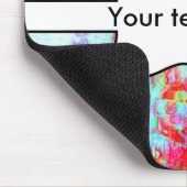 Rosa Textur Mousepad (Ecke)