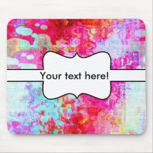 Rosa Textur Mousepad
