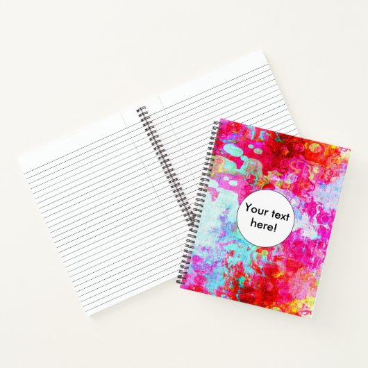 Rosa Textur Notizblock (Innenseite)