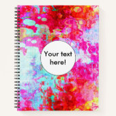 Rosa Textur Notizblock (Vorderseite)