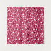 Rosa Textur, Vintages Muster Wandteppich (Vorderseite (Horizontal))