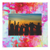 Rosa Textur Würfel (Vorderseite)