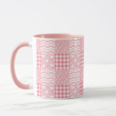 Rosa Texturen Tasse (Links)