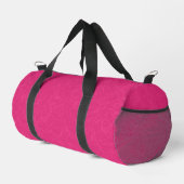 Rosa texturierte Oberfläche mit subtilem Wirbelmus Duffle Bag (Rechte Ecke)