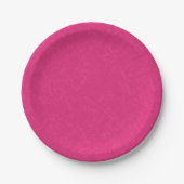 Rosa texturierte Oberfläche mit subtilem Wirbelmus Pappteller (Vorderseite)