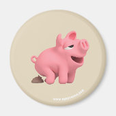 Rosa the Pig does a Poop Magnet (Vorne)