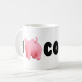 Rosa the Pig I Rosa Coffee Mug Kaffeetasse (Vorderseite Links)