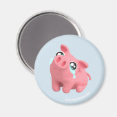 Rosa the Pig is Sad Magnet (Vorderseite/Rückseite)