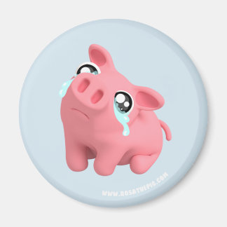 Rosa the Pig is Sad Magnet