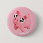 Rosa the Pig Puppy Eyes Button (Vorderseite)