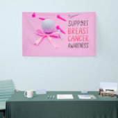 Rosa Thema für das Auftreten von Brustkrebs beim G Banner (Messeveranstaltung)