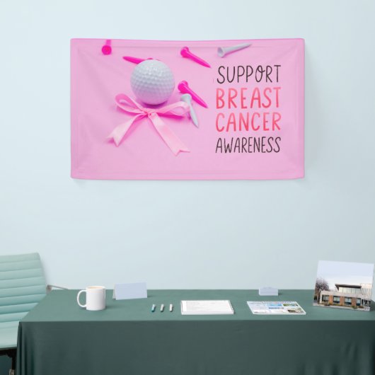 Rosa Thema für das Auftreten von Brustkrebs beim G Banner (Messeveranstaltung)