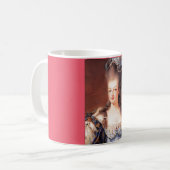 Rosa Thema-Paris-Franzosen Marie Antoinette Tasse (Vorderseite Links)