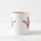 Rosa Tiara-Prinzessin Zweifarbige Tasse (Mittel)