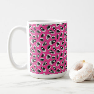 Rosa Tierprint Kaffeetasse