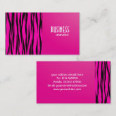 Rosa Tiger-Druck-Entwurfs-Visitenkarte Visitenkarte (Vorne/Hinten)