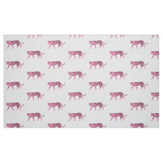 Rosa Tiger Stoff (Fat Quarter (45,7 x 55,9 cm))