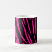 Rosa Tiger Streifen Kaffeetasse (Mittel)