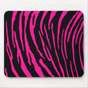 Rosa Tiger Streifen Mousepad