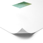 Rosa Tiger und Papagei Tropenstoff Extra Großdruck Poster (Ecke)