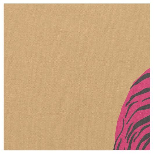 Rosa Tiger, Wilde Katze Stoff (Nahaufnahme)