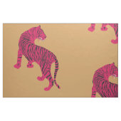 Rosa Tiger, Wilde Katze Stoff (Fat Quarter (45,7 x 55,9 cm))