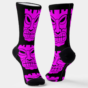 Rosa Tiki-Skulptur Thunder_Cove Socken