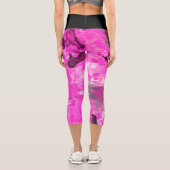 Rosa Tinte Capri Leggings (Rückseite)