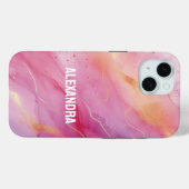 Rosa Tinte Case-Mate iPhone Hülle (Rückseite (Horizontal))