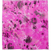 Rosa Tinte Duschvorhang (Vorderseite)