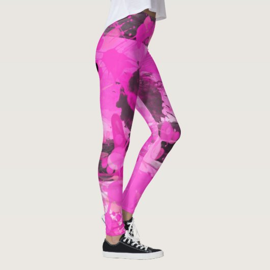 Rosa Tinte Leggings (Rechts)