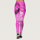Rosa Tinte Leggings (Rückseite)