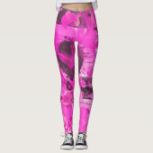 Rosa Tinte Leggings (Vorderseite)