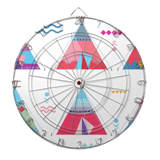 Rosa Tipi Dartscheibe (vorne)