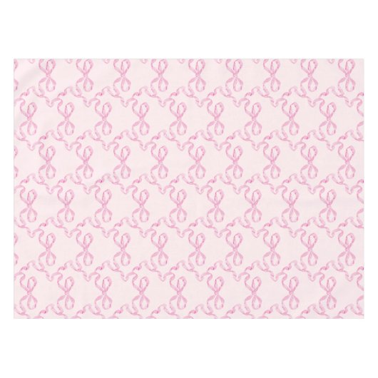 Rosa Tischdecke (Vorderseite (Horizontal))