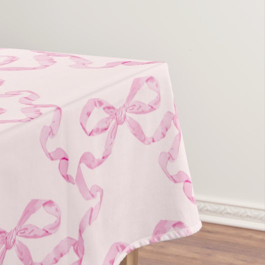 Rosa Tischdecke (Beispiel)