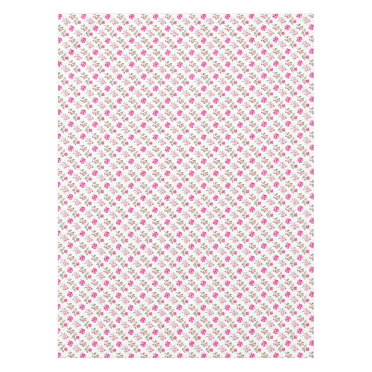 Rosa Tischdecken für Rose mit Stilistik (Vorderseite)