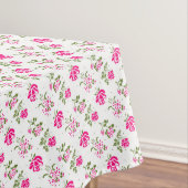 Rosa Tischdecken für Rose mit Stilistik (Beispiel)